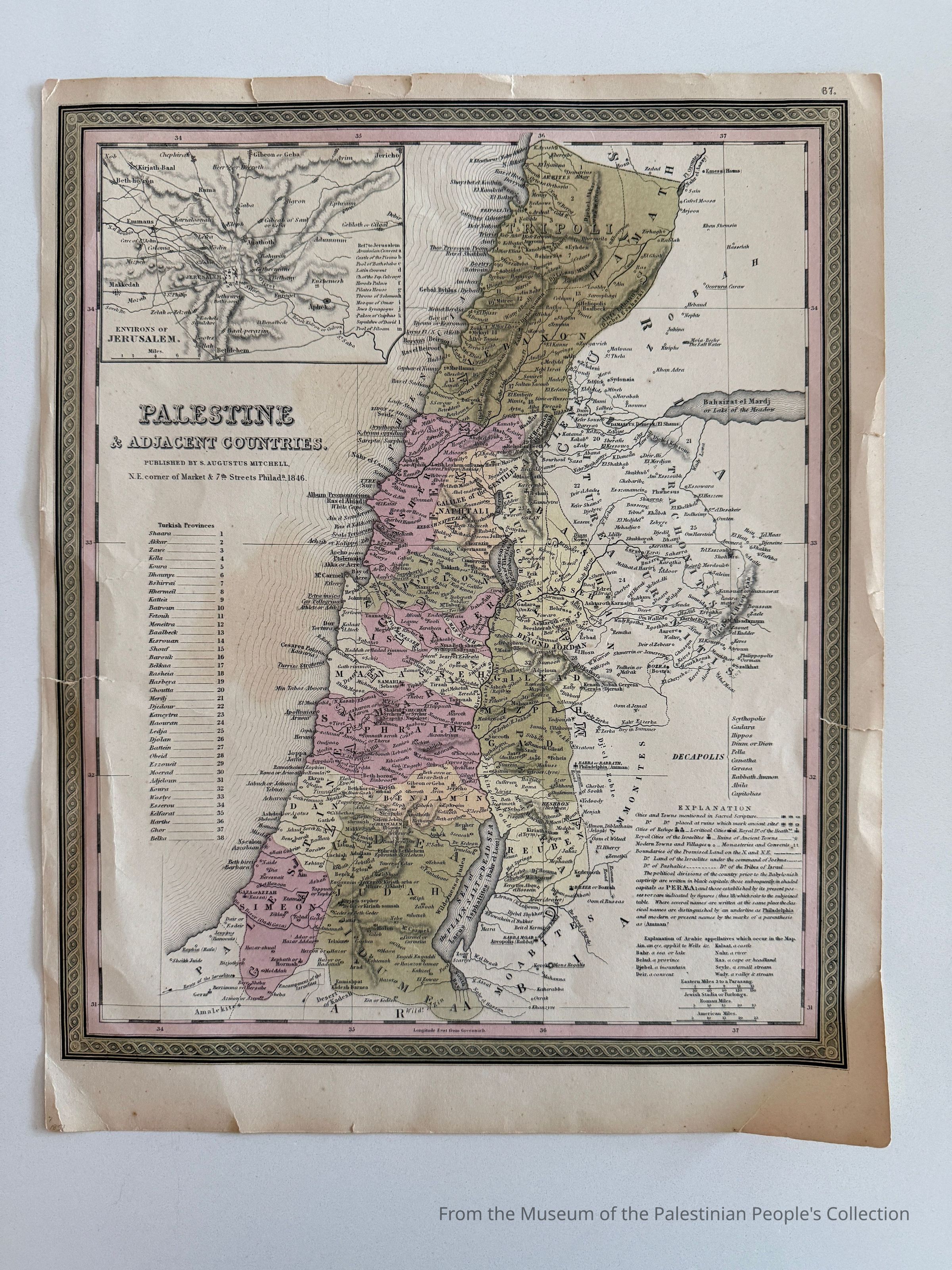 Palestine & Adjacent Countries (1846) picture number 1