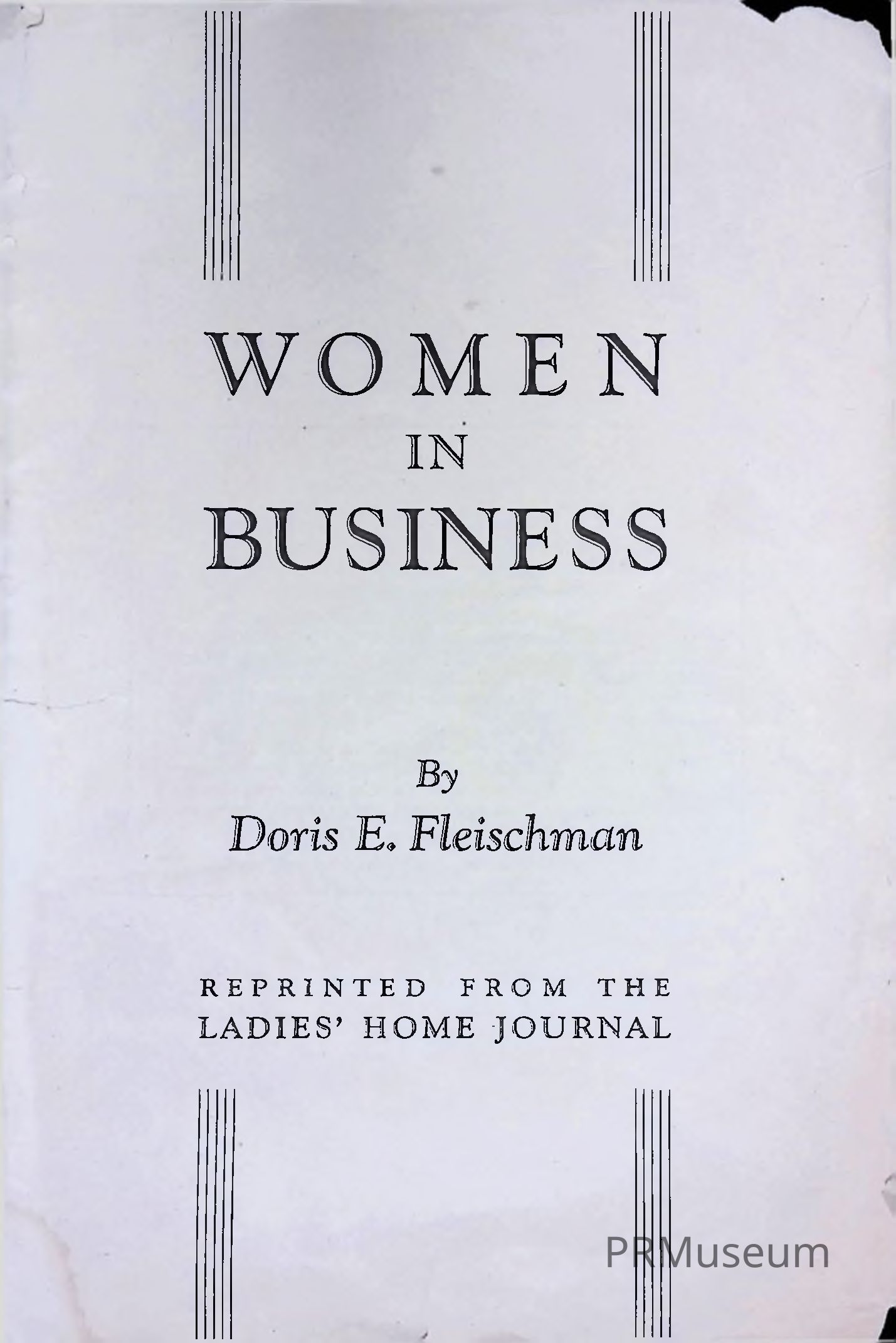 👤 Fleischman, Doris E.