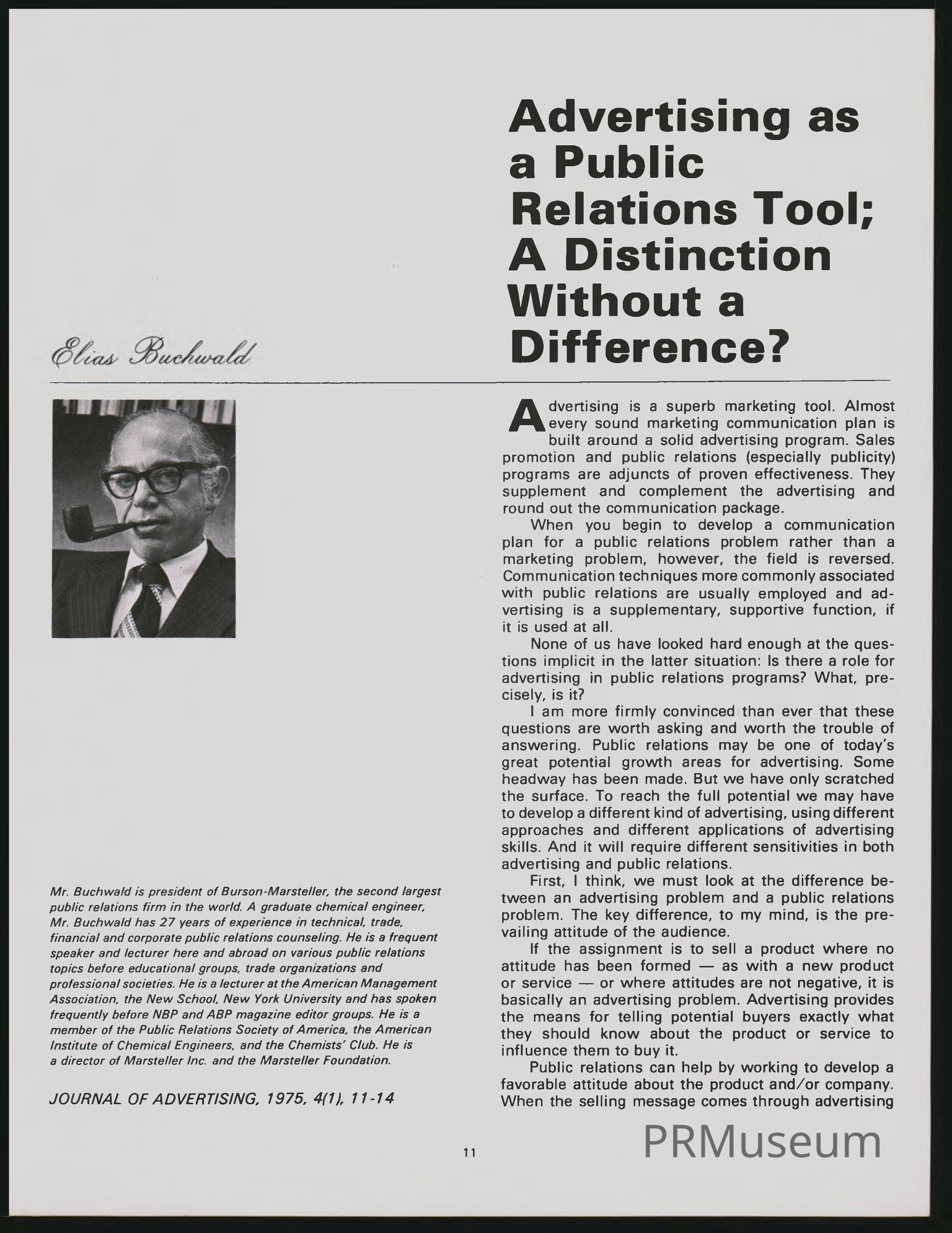 Elias "Buck" Buchwald