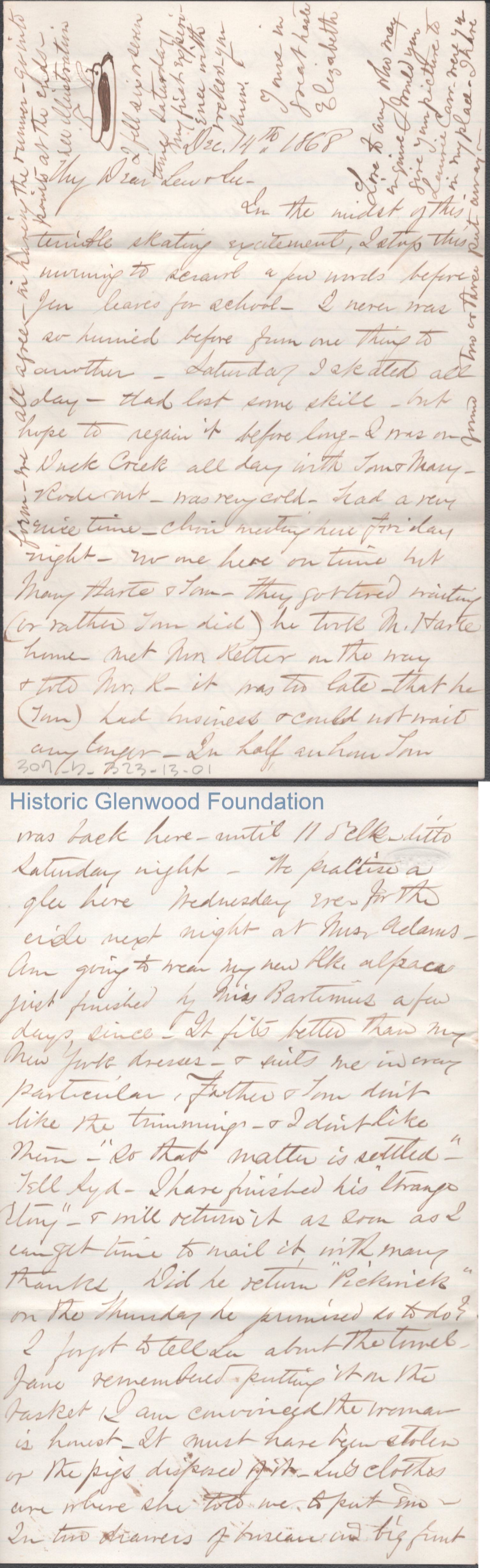 Elizabeth D. Woodbridge Wickes (1848-1944)