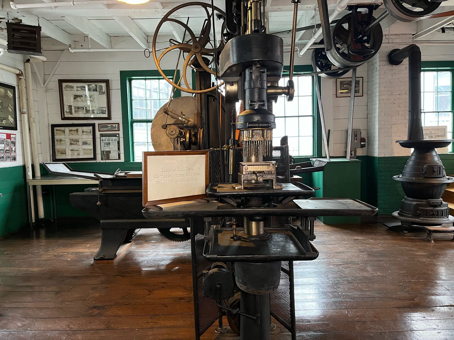 Machinery in Starrett Museum