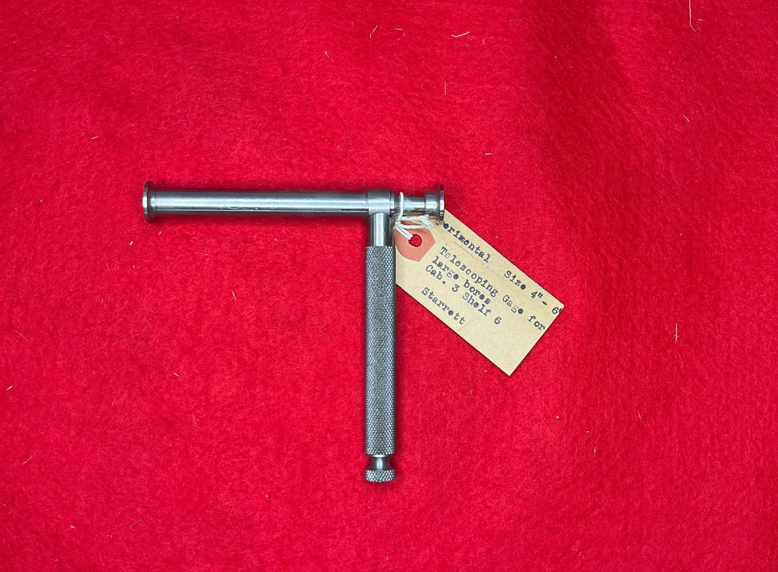 New 2/5/24 Cabinet 3 Shelf 6 Hole & Telescoping Gages