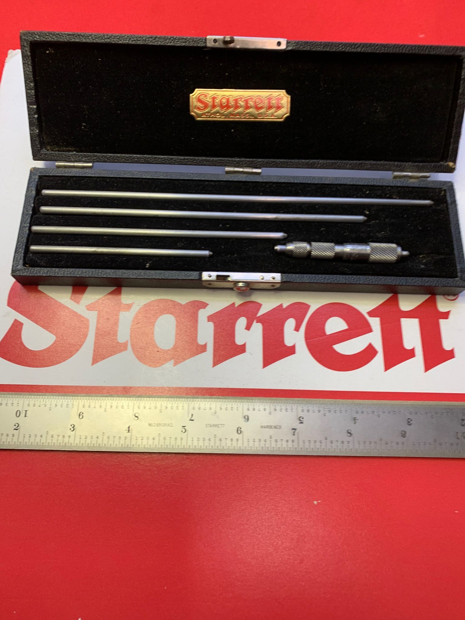 Cabinet 8 Shelf 5 Starrett Micrometers