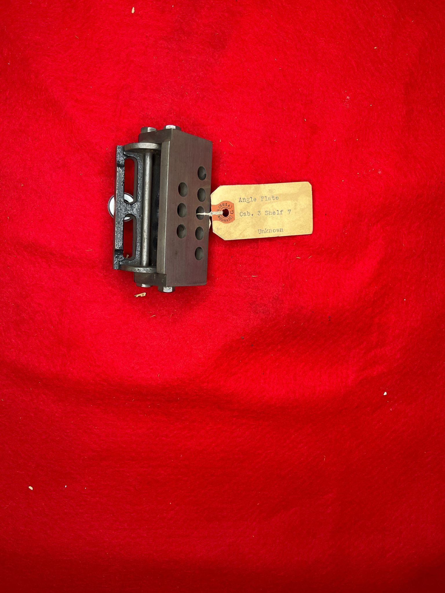 New 1/1/25 Cabinet 3 Shelf 7 Angle Plate, Sine Bar, Planer-Shaper & Cutter Clearance Gages