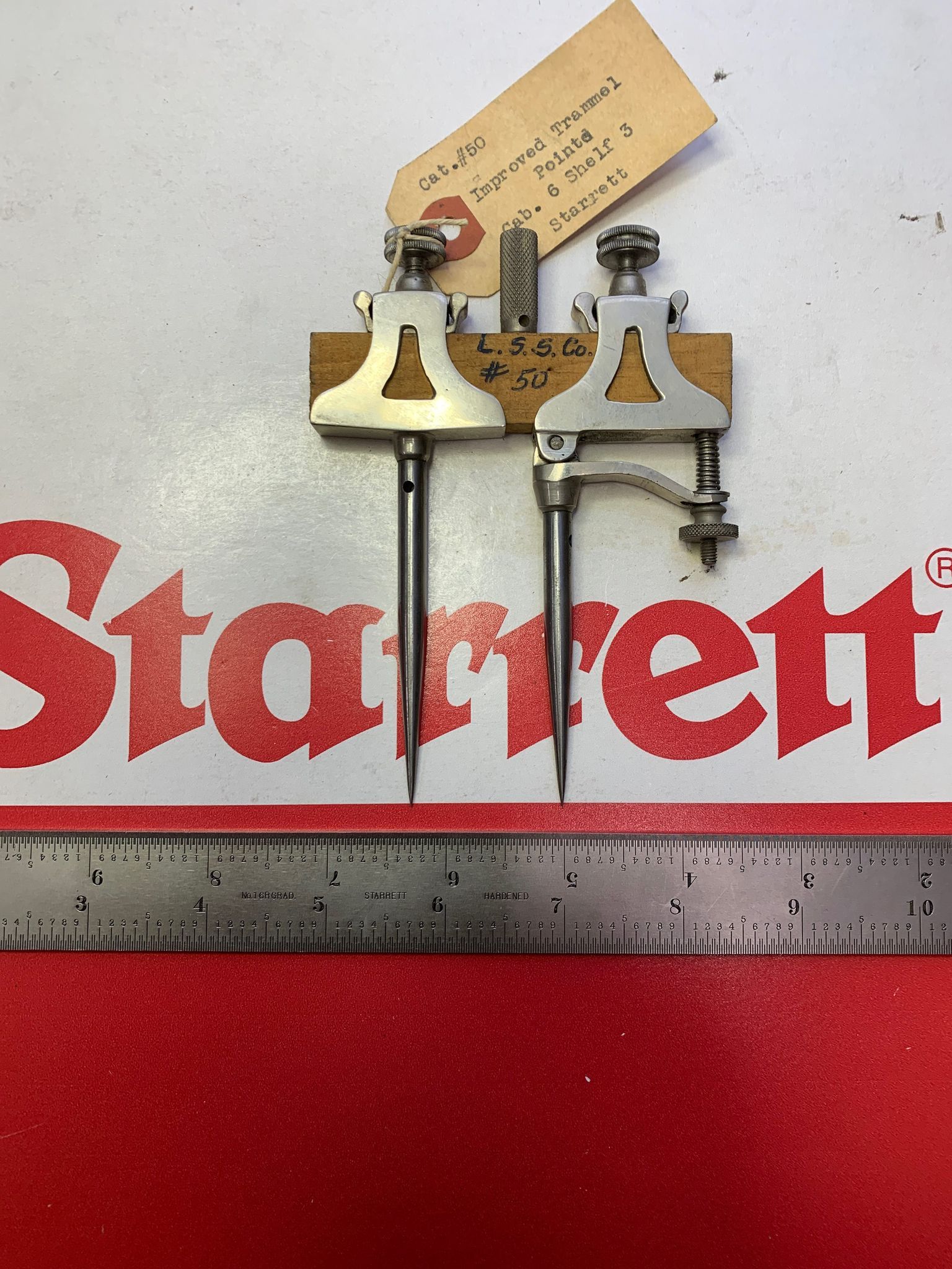 Cabinet 6 Shelf 3 Trammel Points