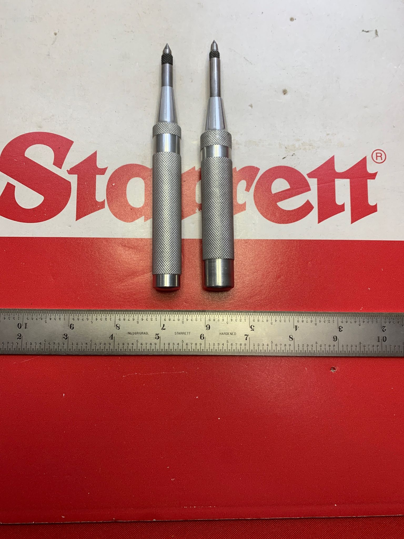 Cabinet 9 Shelf 3 Automatic Center Punches & Drive Pin Punches