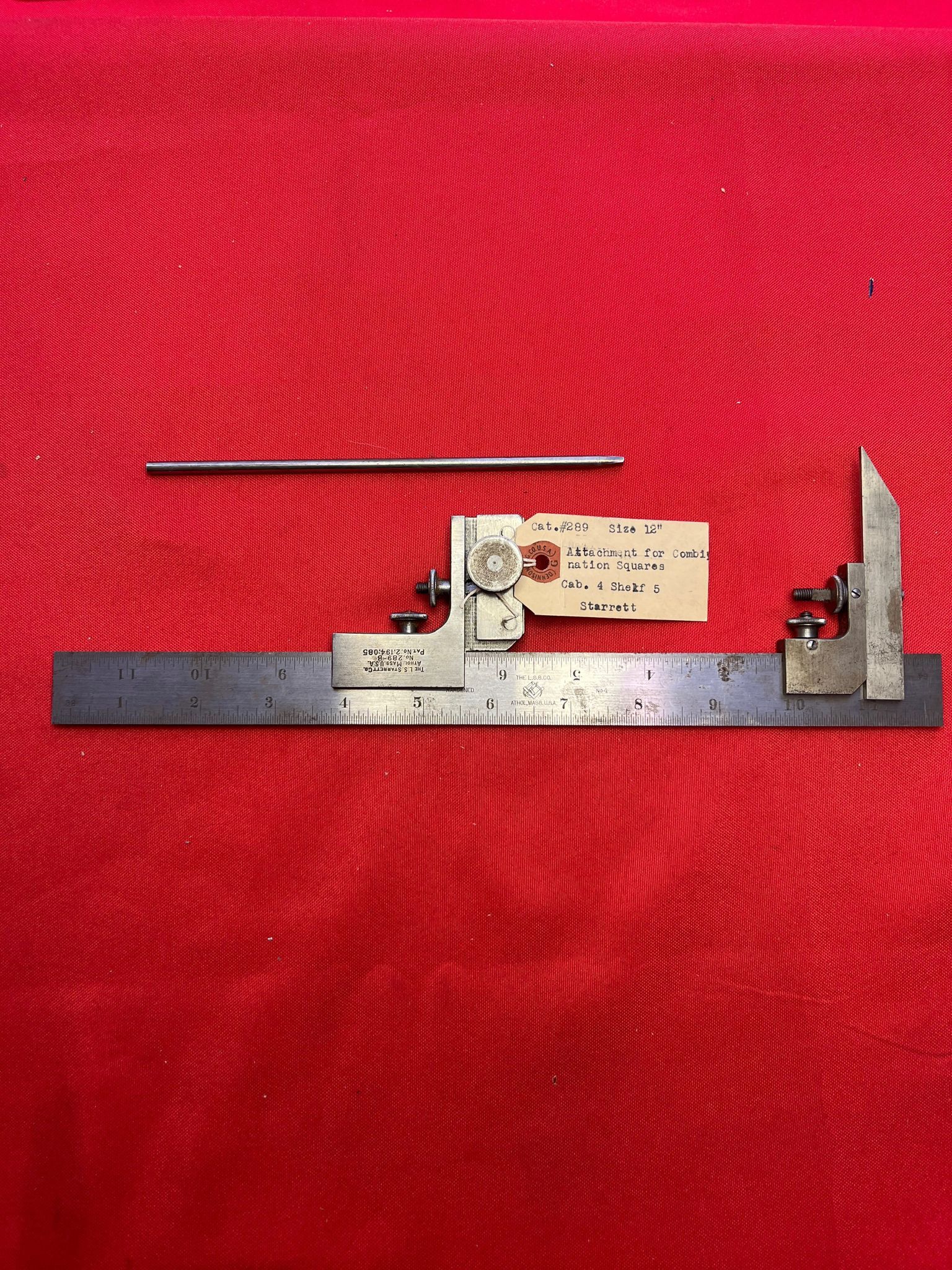 Cabinet 4 Shelf 5 Combination Squares New 10/10/23