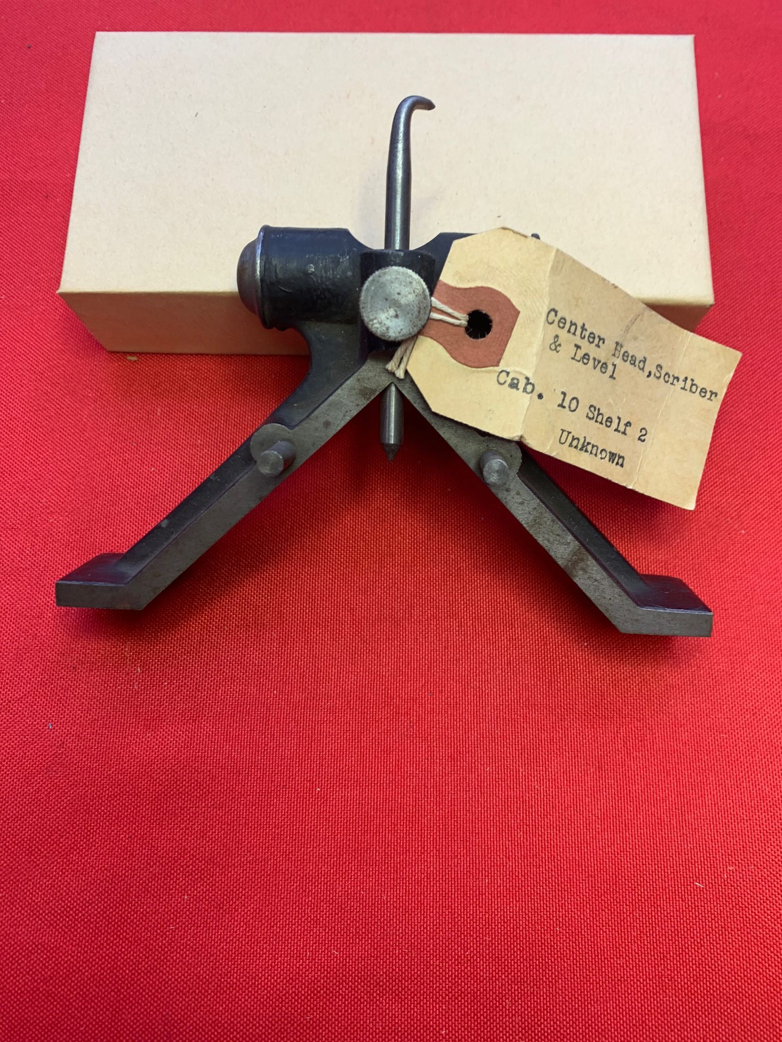 Cabinet 10 Shelf 2 Protractors, Misc.