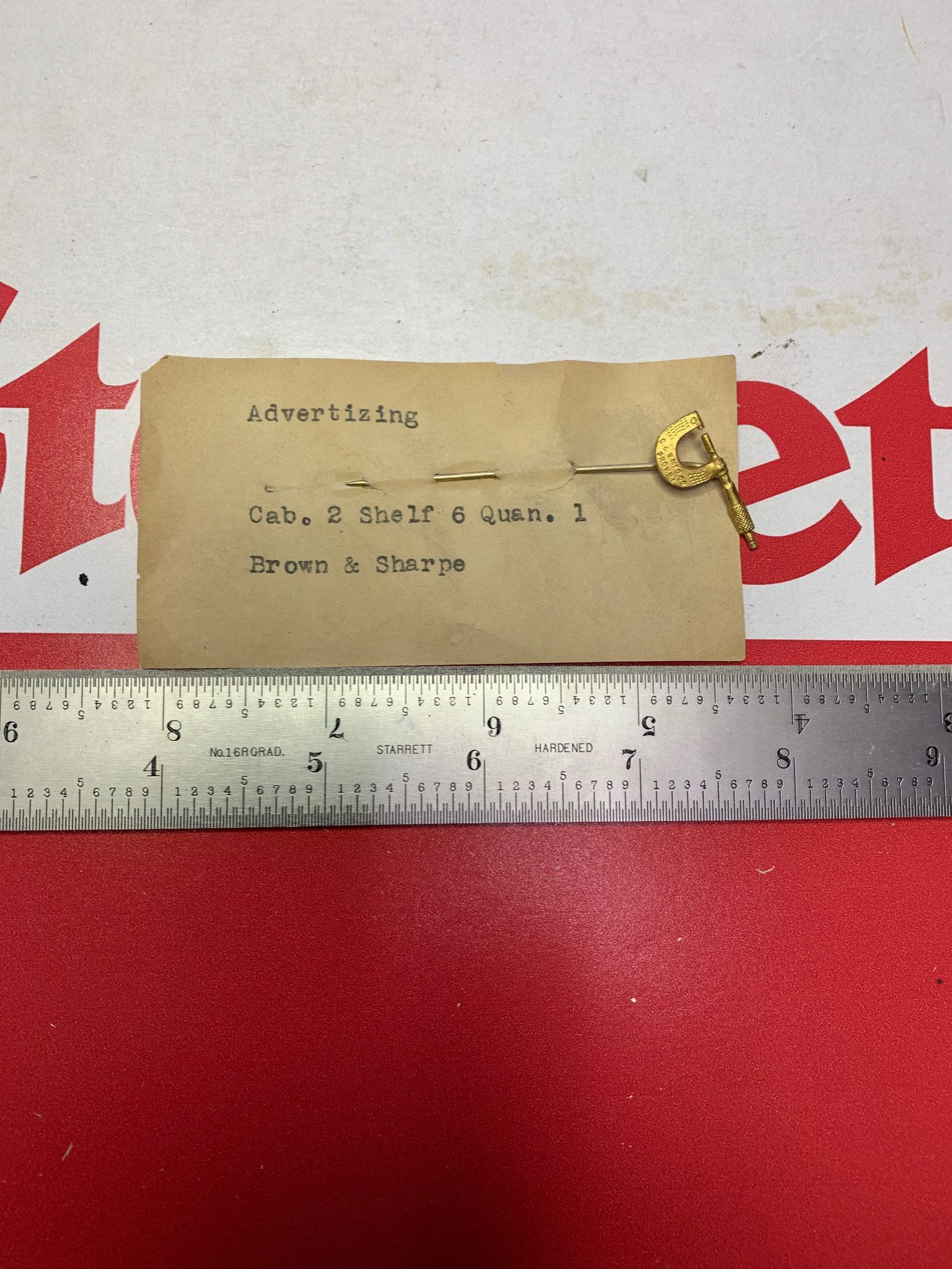 Cabinet 2 Shelf 6 Micrometers (Non-Starrett)