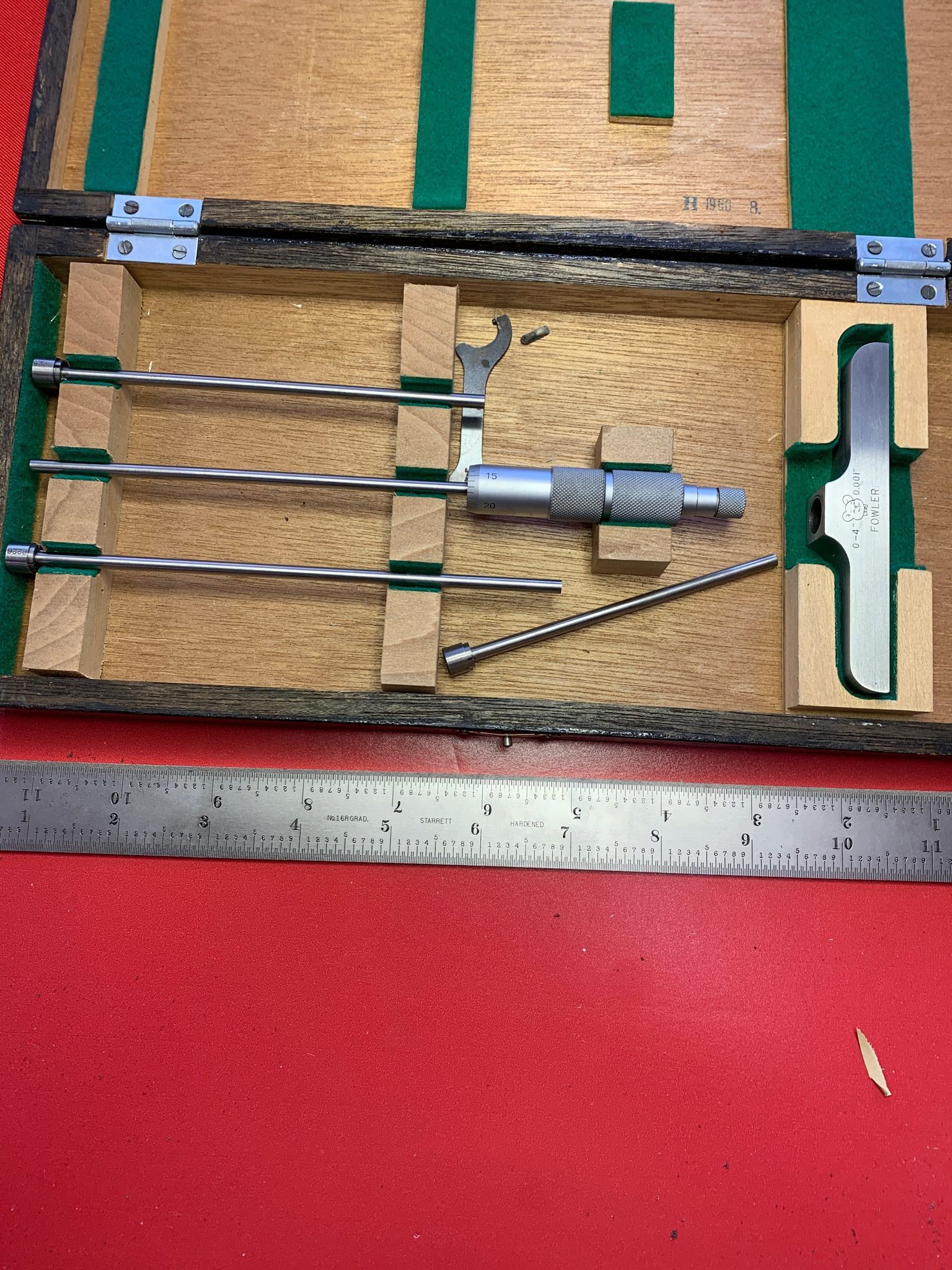 Cabinet 2 Shelf 4 Micrometer Depth Gages