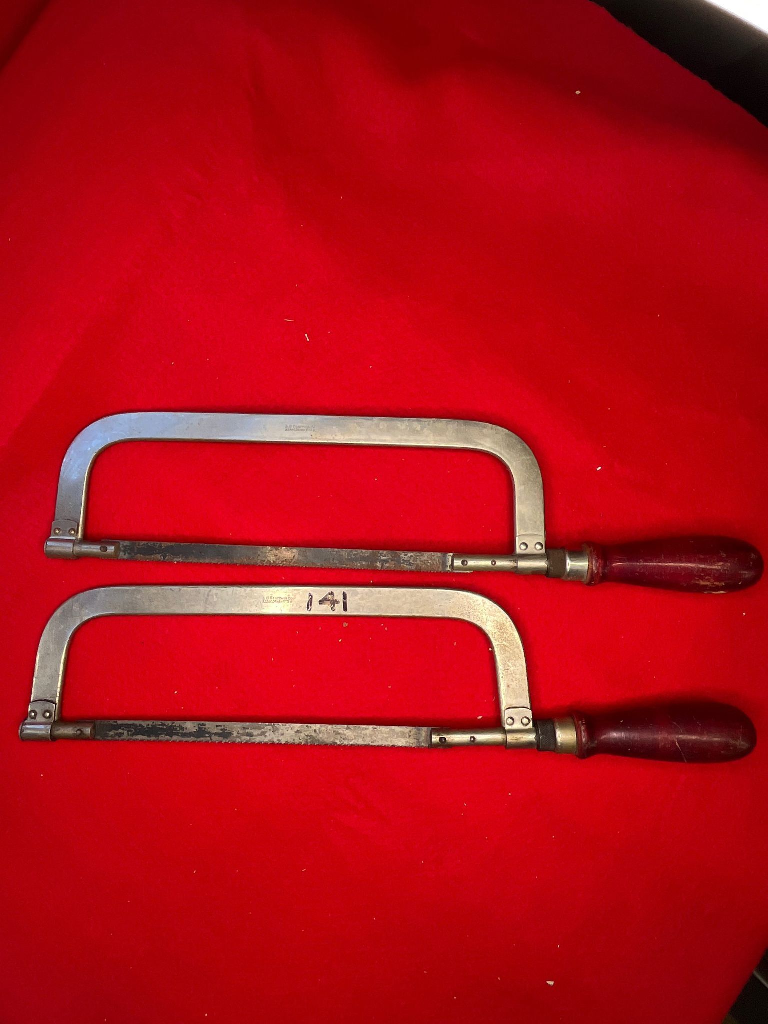 New 11/12/24 Cabinet 13 Hack Saw Frames