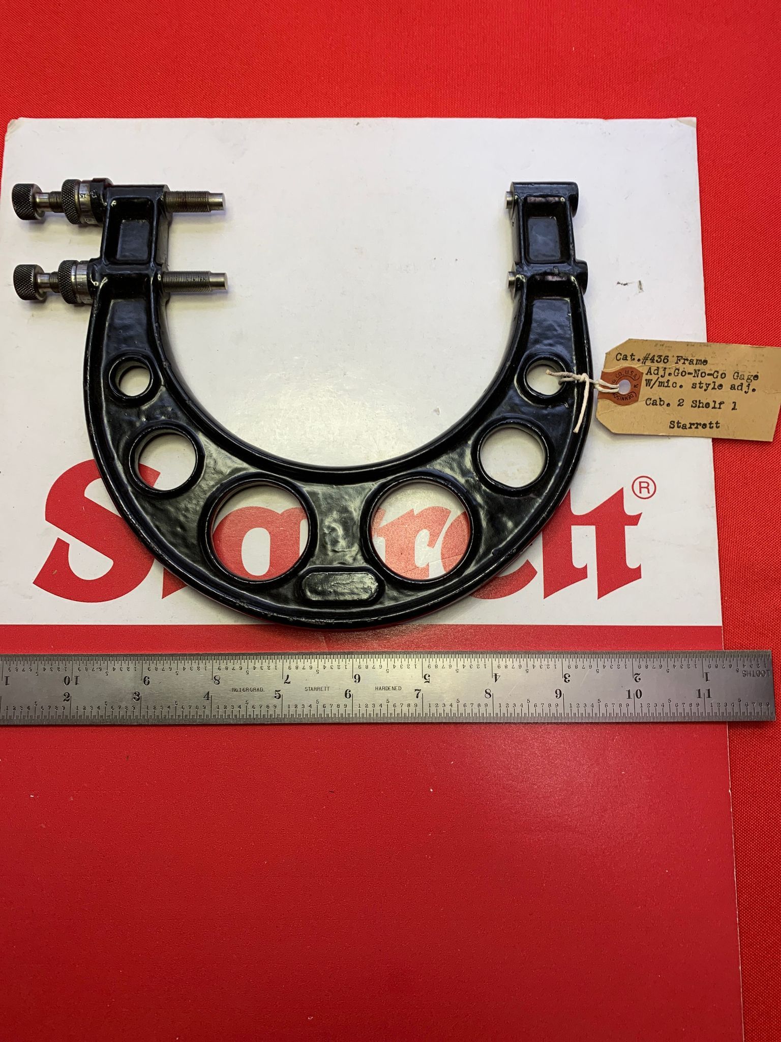 Cabinet 2 Shelf 1 & 2 Micrometers Large