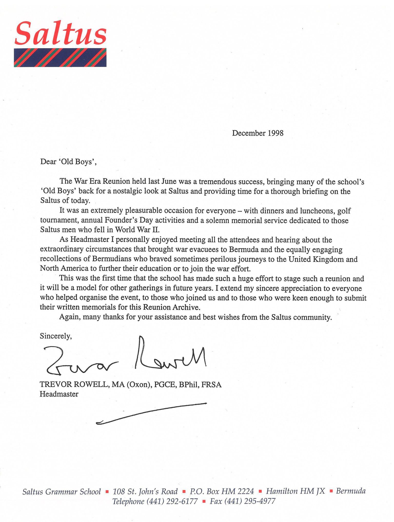 Saltus War Veterans & Military History