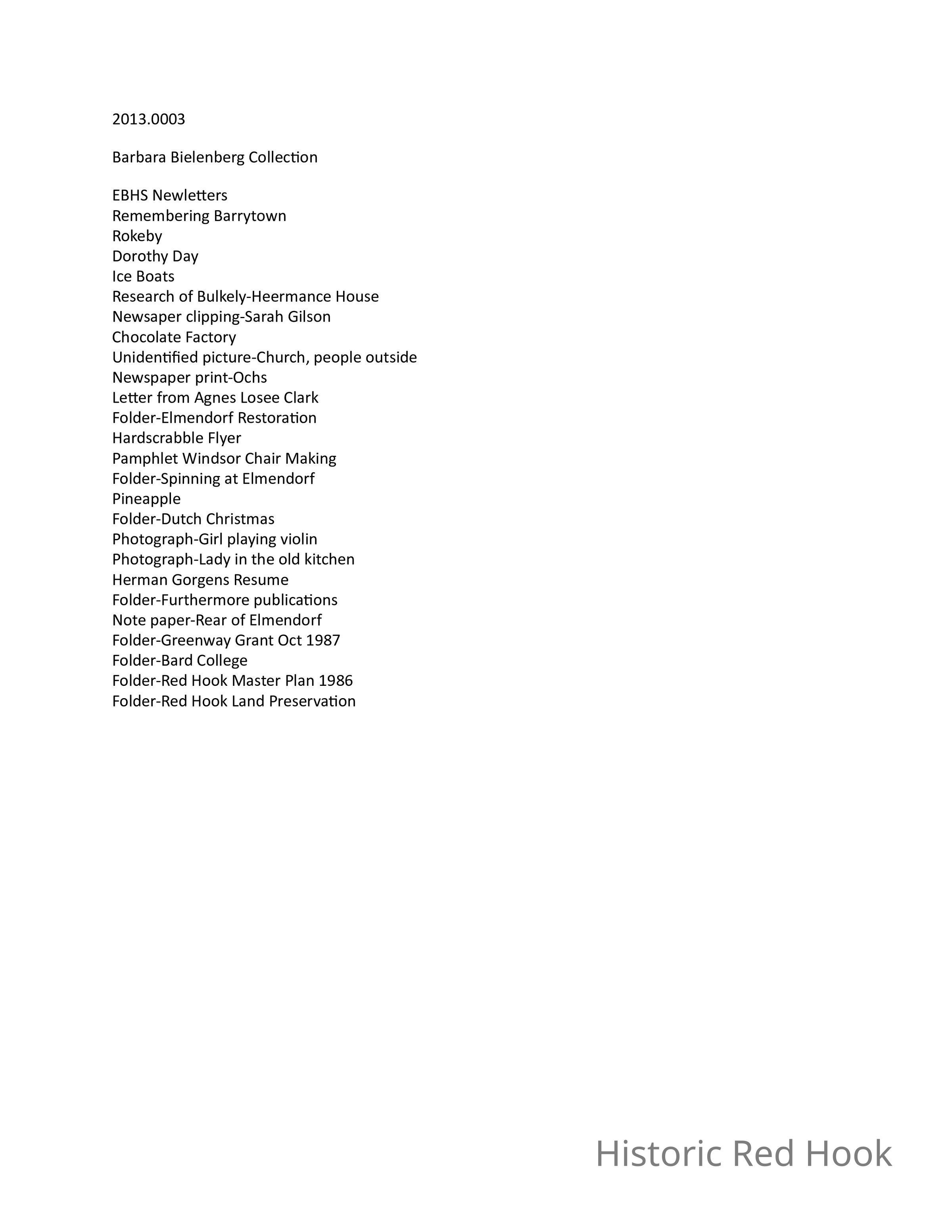 Finding Aid - pdf