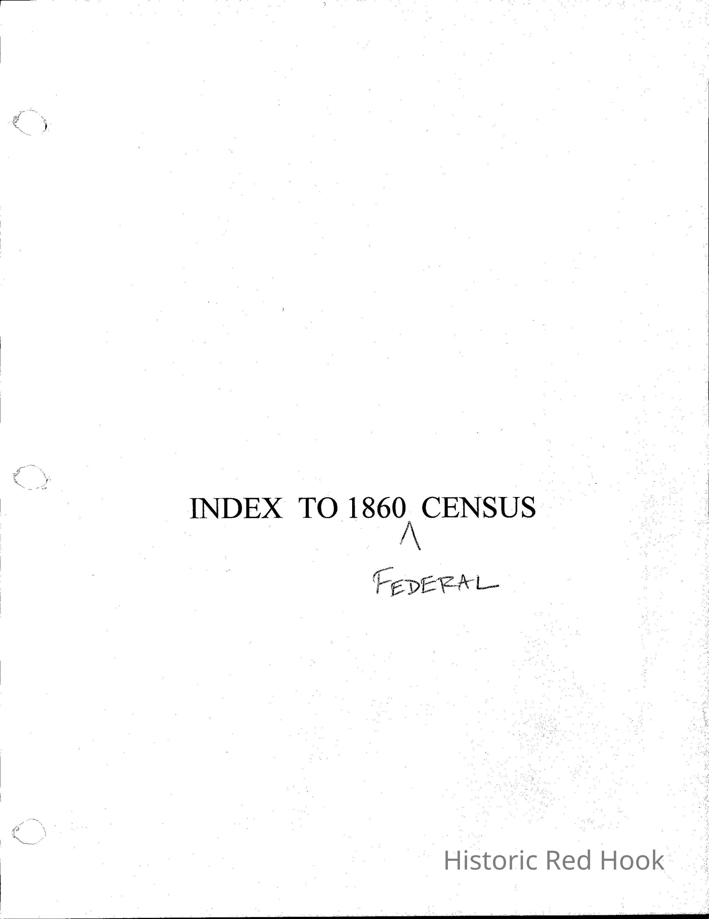 1860 index