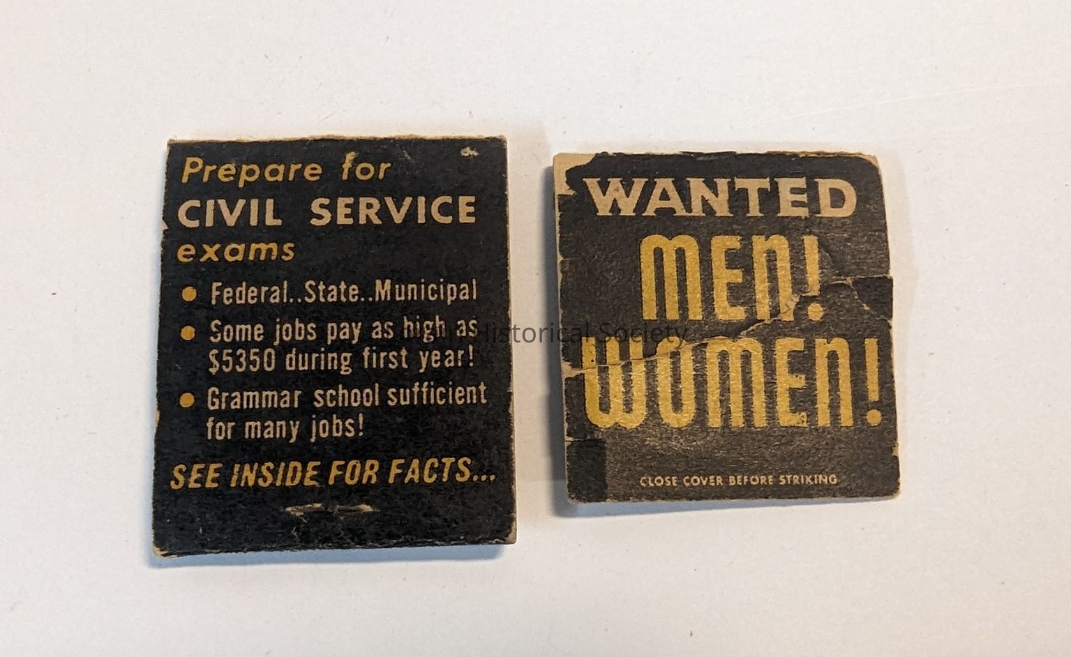 Matchbook Covers from Lorain