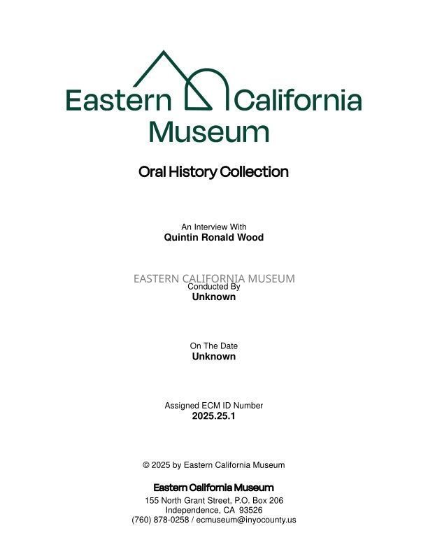 Oral History Collection
