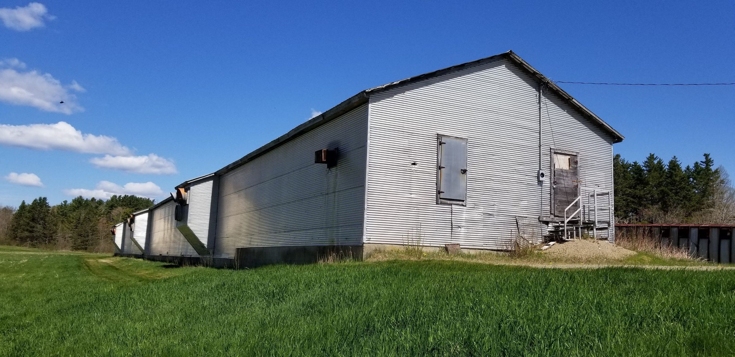Modern Poultry Cage House, Dennysville, Maine