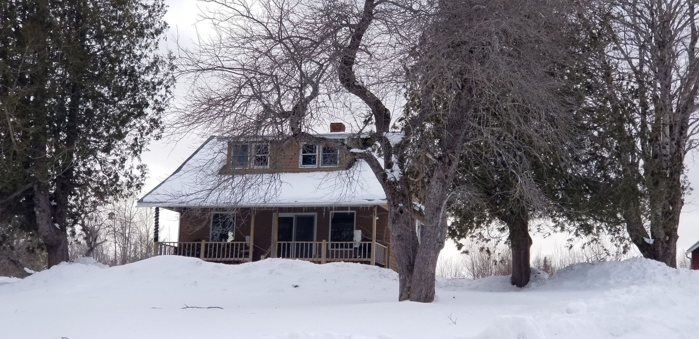 The home of Everett and Flora Case Grant, Station Road, Marion, Maine.