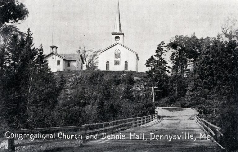          Congregational Church and Dennie [sic] Hall picture number 1
   