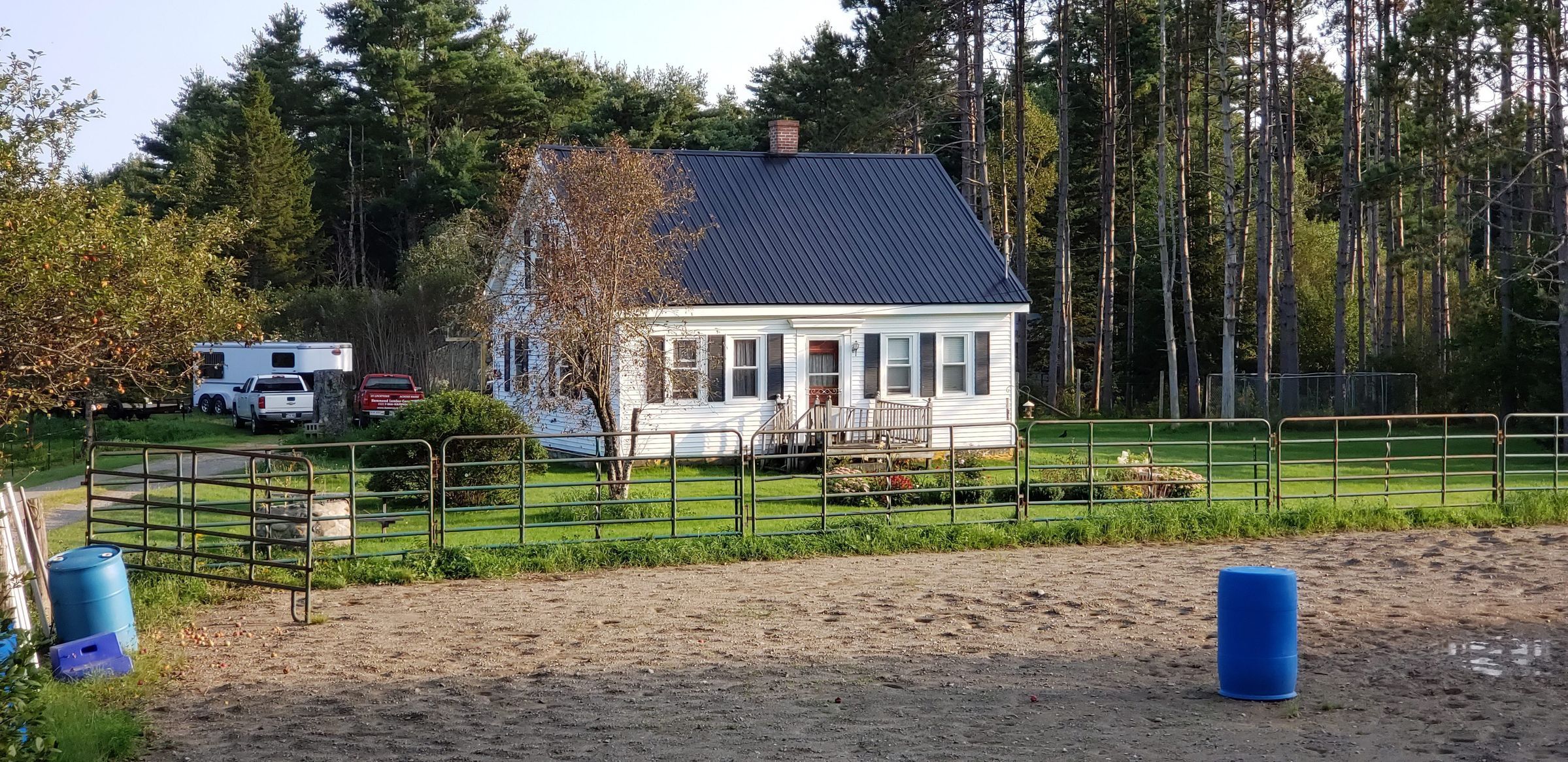 Marshall House, Route 86, Edmunds, Maine; This white cape was once the home of Frank and Millie Marshall.
