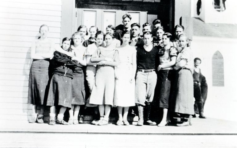          High School Students, Dennysville , Maine, 1930's
   