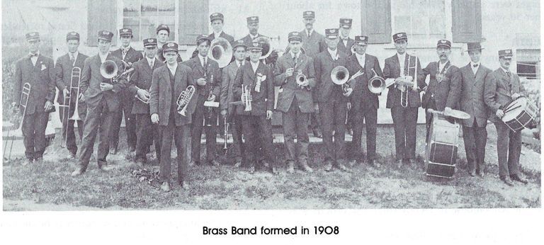          Dennysville Brass Band 1908, Dennysville, Maine
   