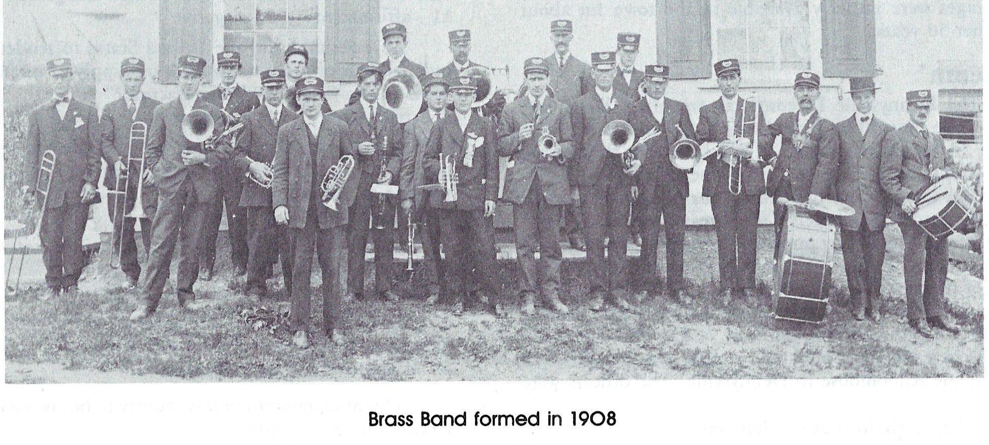 Dennysville Brass Band 1908, Dennysville, Maine