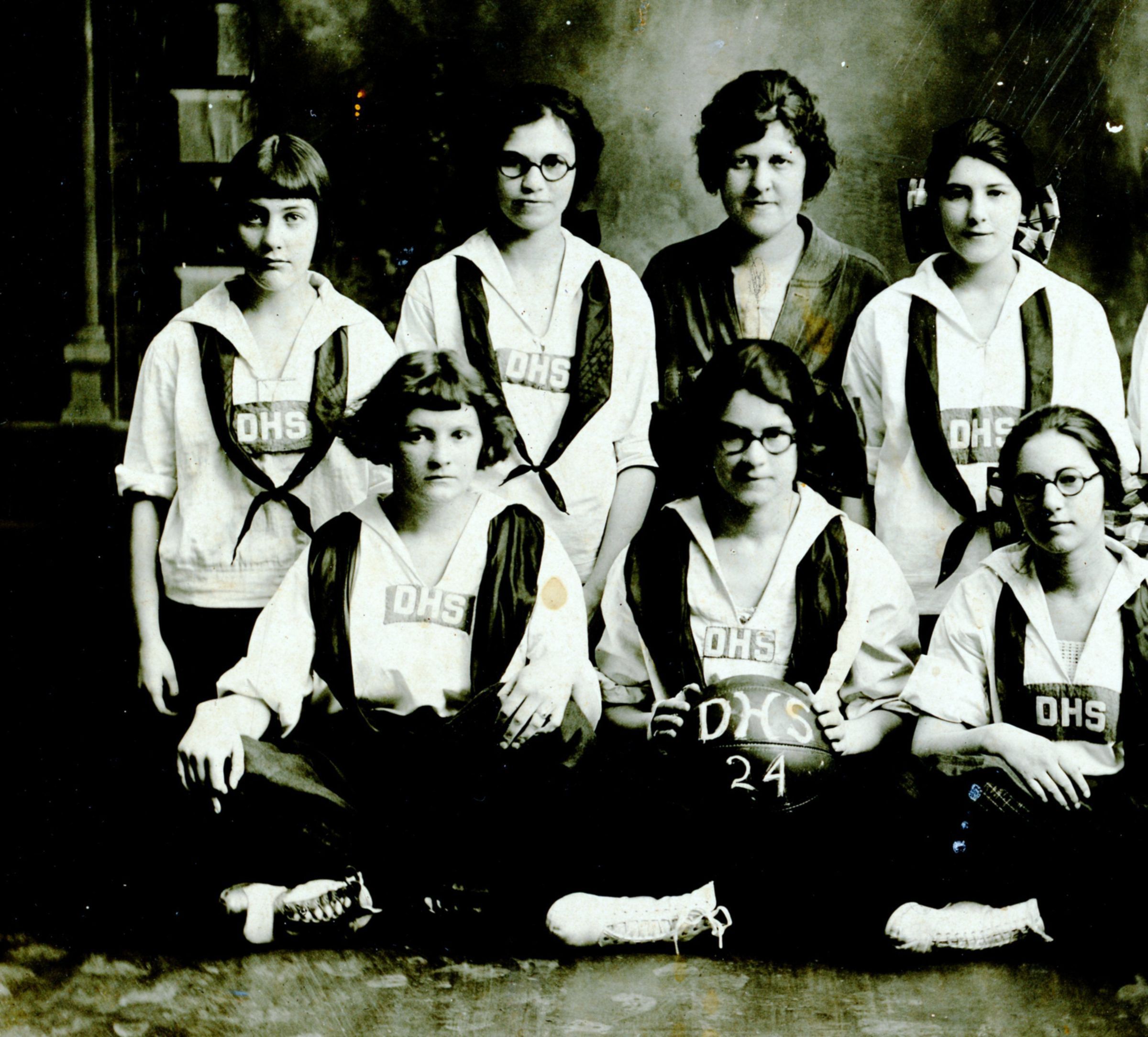 Girl's Basketball Team, Dennysville, Maine