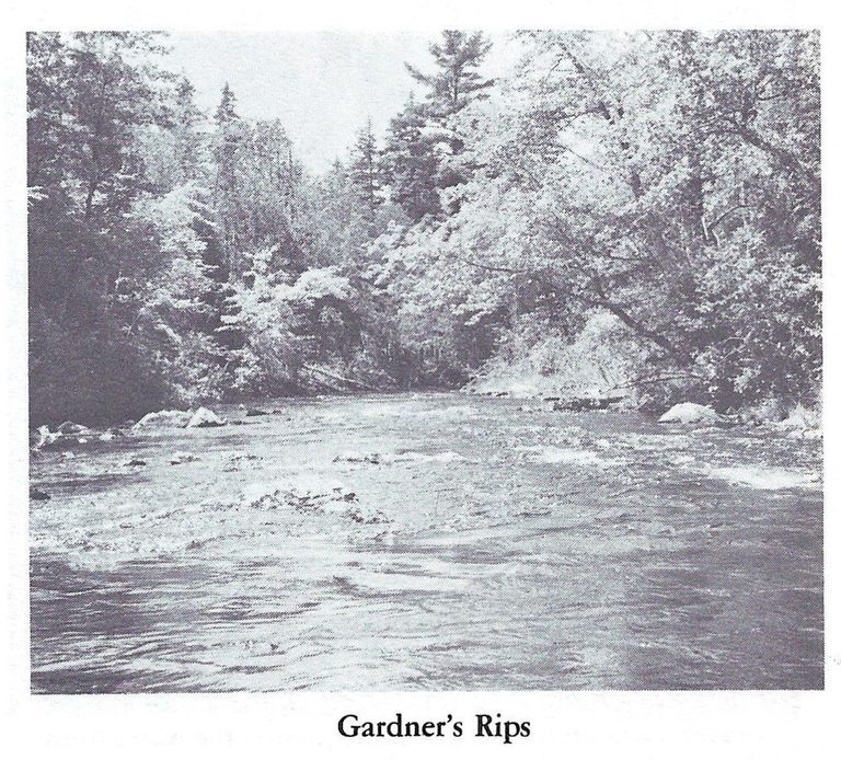          Gardner's Rips on the Dennys River
   