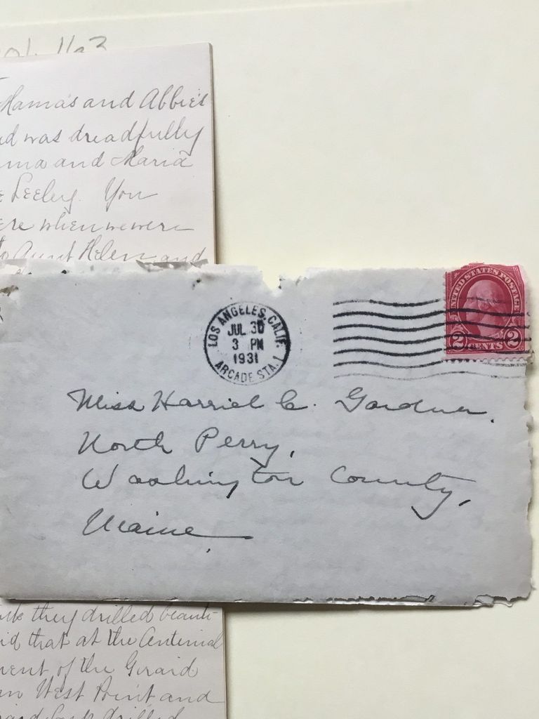          Correspondence of Harriet Cooper Gardner picture number 1
   
