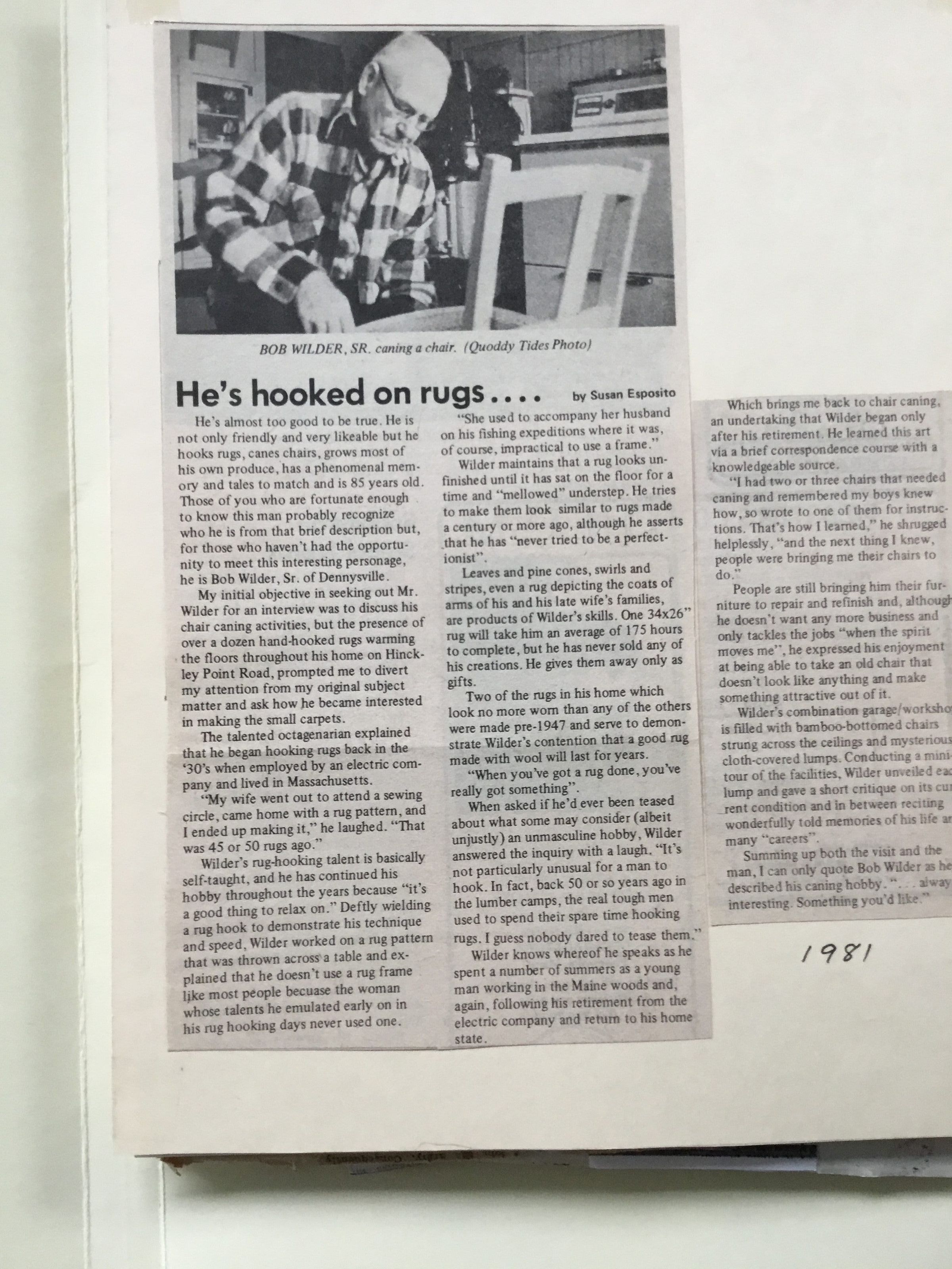 Newspaper Clippings, Dennysville, Maine picture number 1