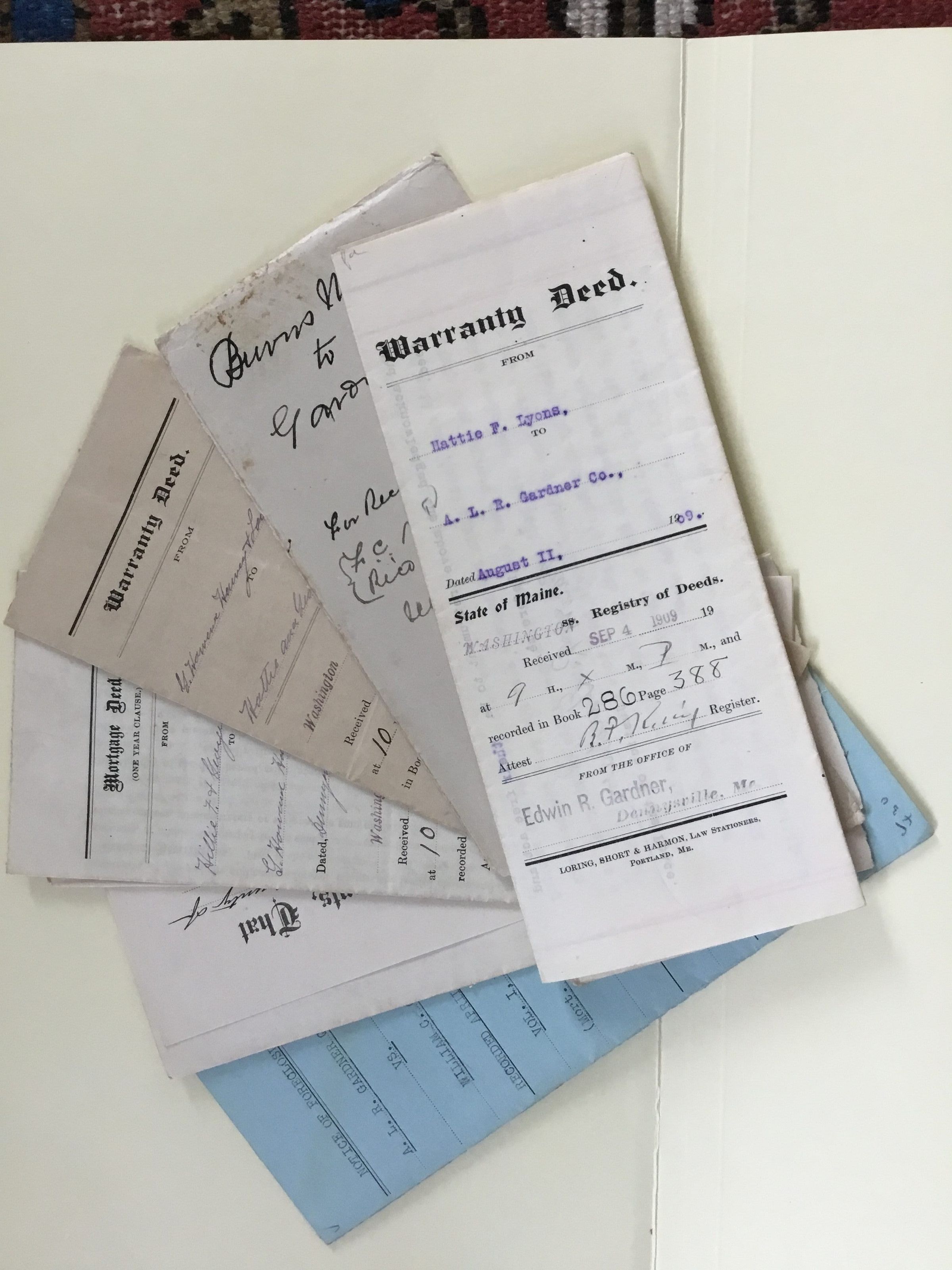 Deeds and Other Property Records, Dennysville, Maine picture number 1