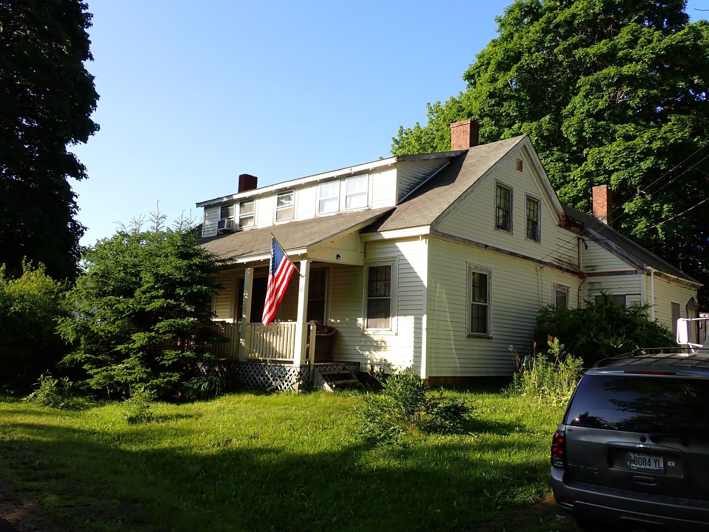William Rice Allan House on the Lane , Dennysville Maine; William Rice Allan built this house next to Deacon Benjamin Foster in the early nineteenth century on the Lane, with his carpentry shop on the premises which was later moved up the Lane to serve as single family dwelling.