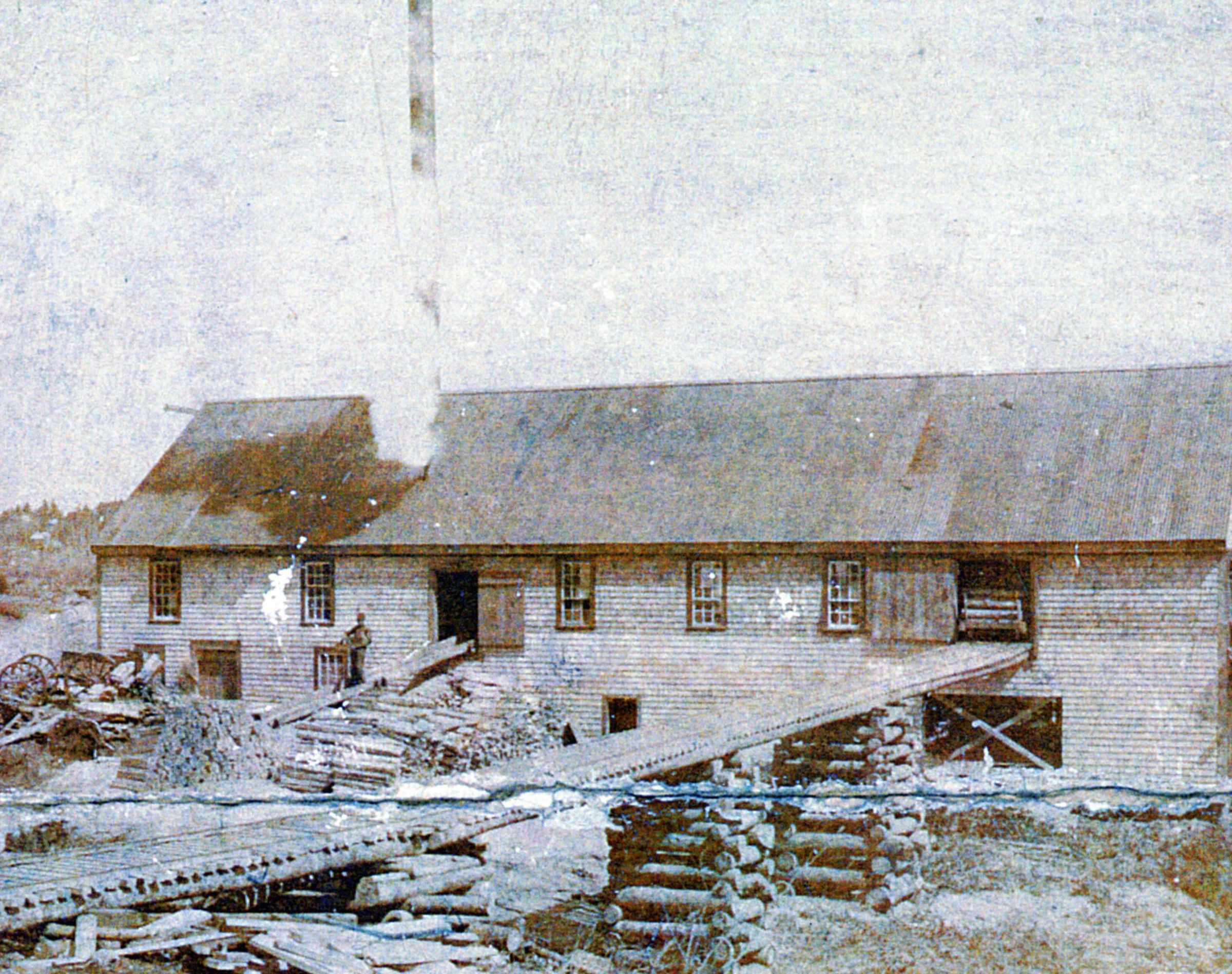 Lumber Mill in the Dennys River Region picture number 1
