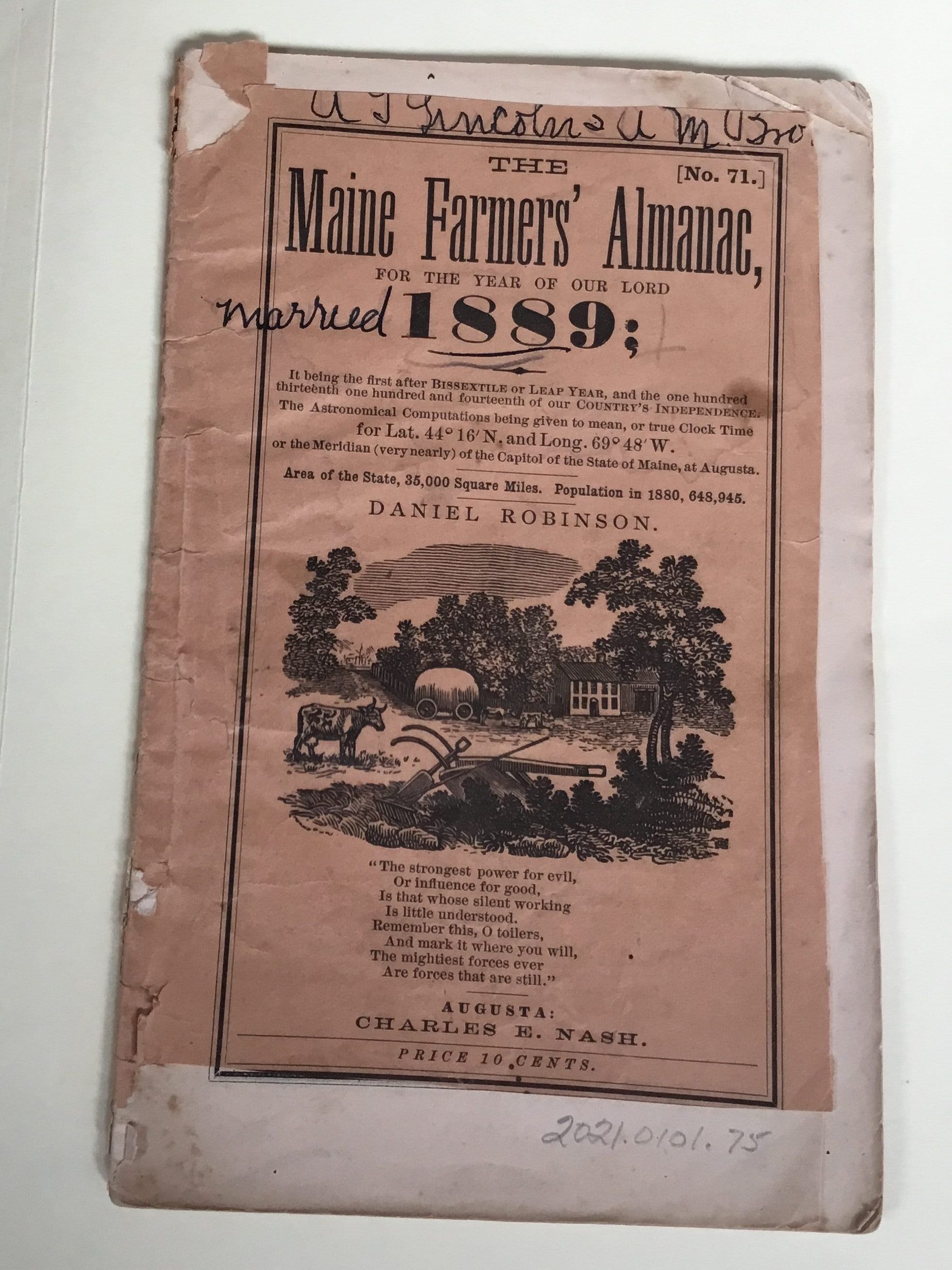 Maine Farmers' Almanac picture number 1