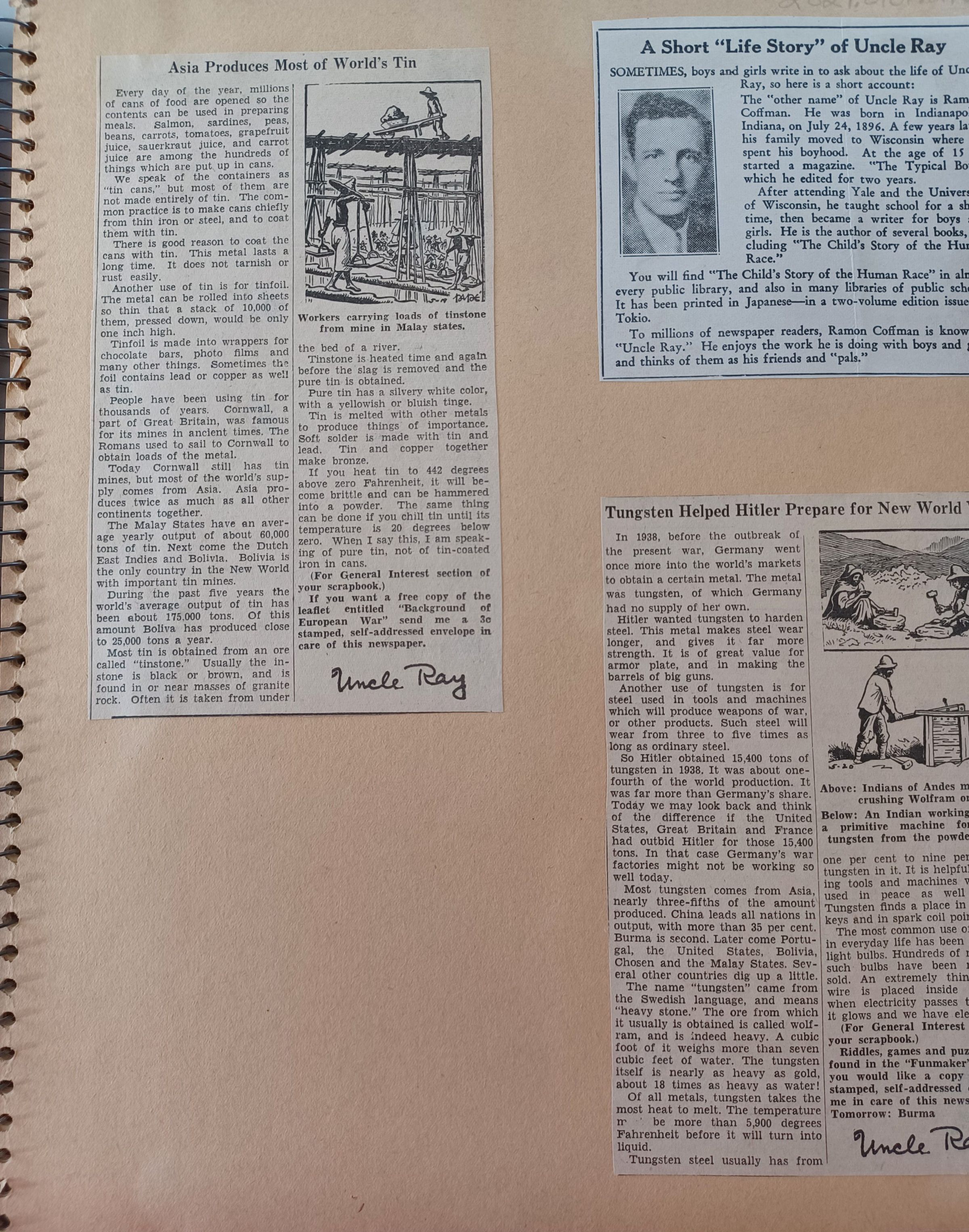 Scrapbook of Uncle Ray Columns picture number 1