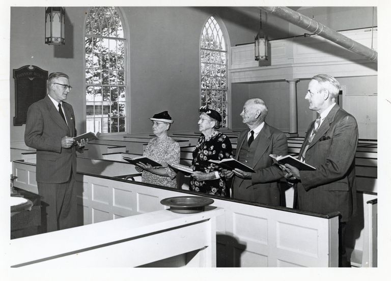          150th Anniversary Celebration Congregational Meeting House, 1955, Dennysville Maine
   
