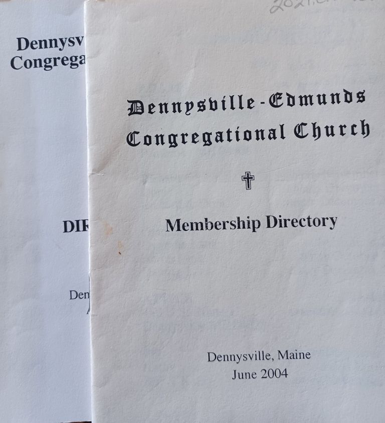          Church Membership Lists, Dennysville-Edmunds Congregational Church picture number 1
   