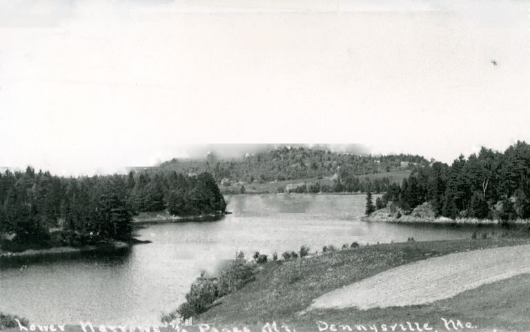          Lower Narrows and Page's Mountain in Dennysville.
   