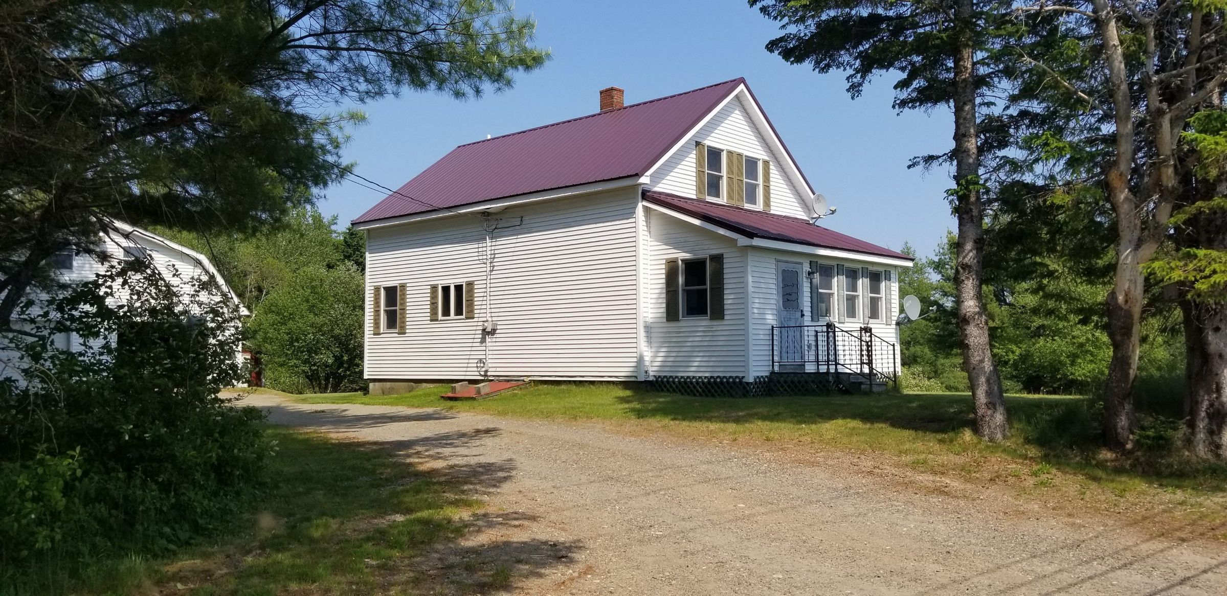 The Benjaman Hobart House, rebuilt on its original foundation, in Edmunds, Maine; When the Benjamin Hobart House burned to the ground in the late 1990's, his daughter Drucilla, who lived there at the time with her husband Max Clemens, had the house reconstructed to its original specifications on the same foundation.