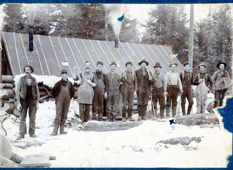          Woods Camp Crew, Dennysville, Maine
   