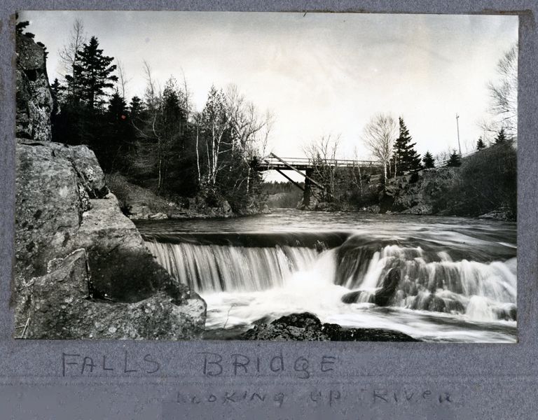          Falls Bridge Looking Up River, Dennys River, Maine; Phoro courtesy of The Tides Institute, Eastport, Maine
   