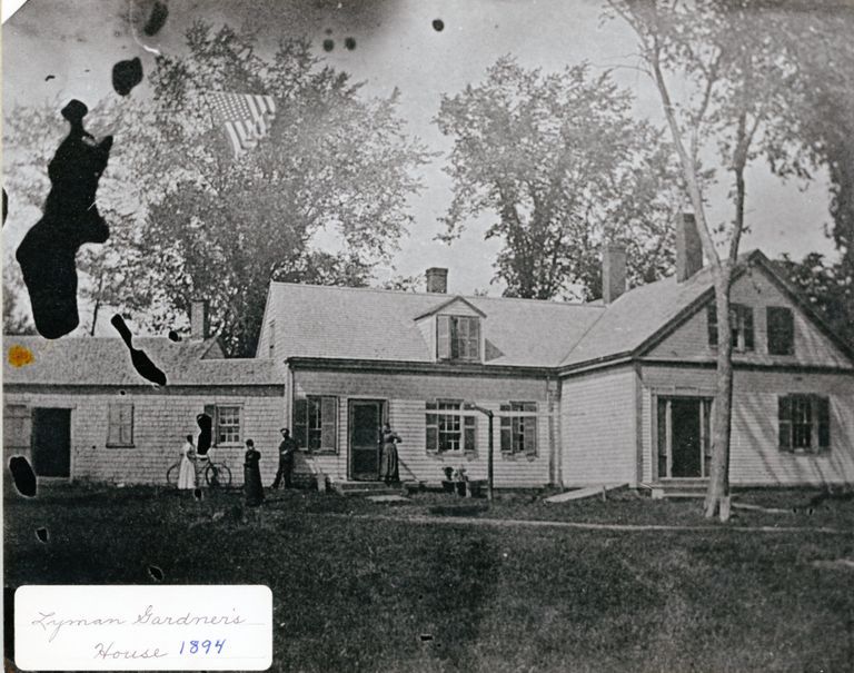          1894 view of the Lyman Kent Gardner house, Dennysville, Maine
   