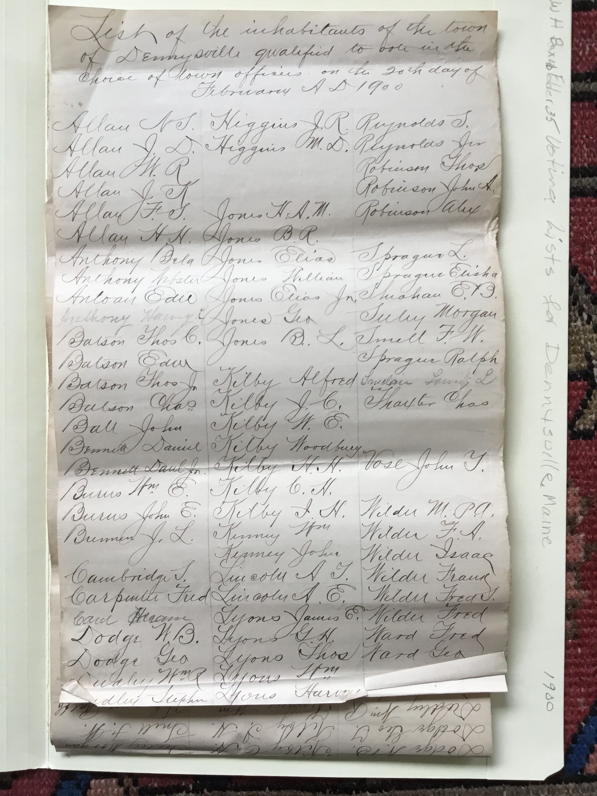List of Voters in Dennysville, Maine picture number 1