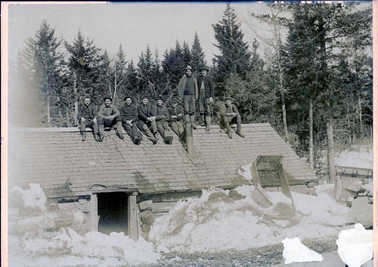          Woods Camp and Crew; Photo courtesy of The Tides Institute, Eastport, Maine
   