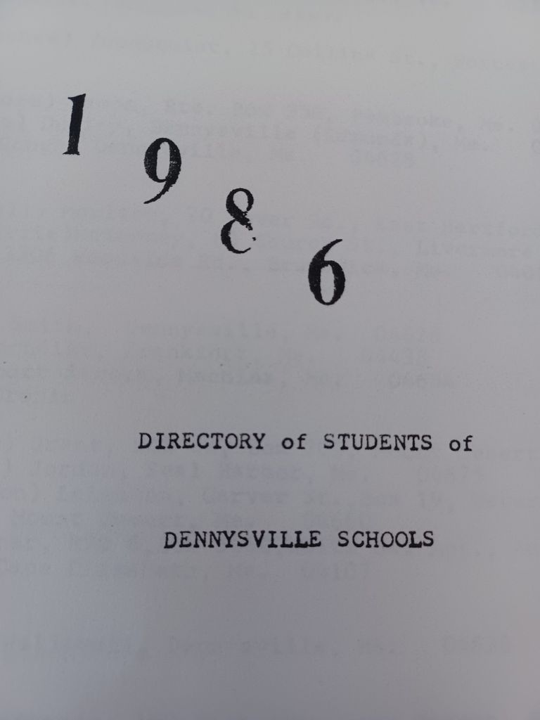          Directory of Students of Denysville Schools ... and Others picture number 1
   