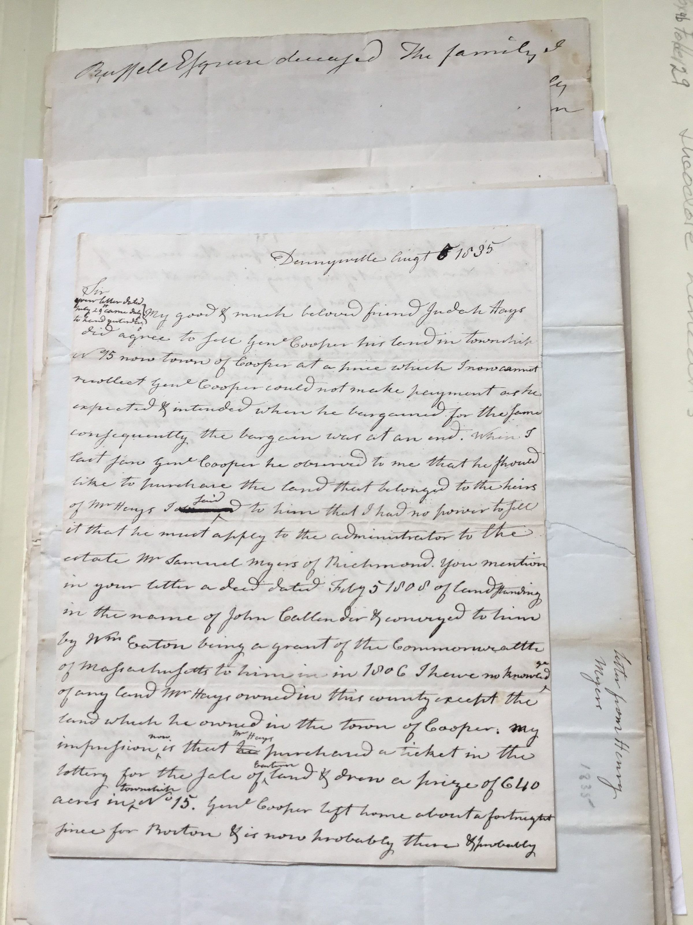 Correspondence of Theodore Lincoln picture number 1