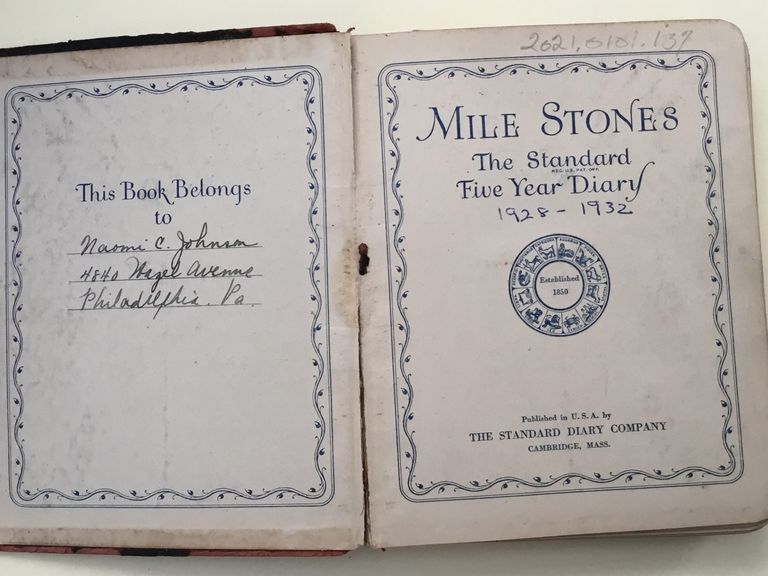          Mile Stones: The Standard Five Year Diary picture number 1
   
