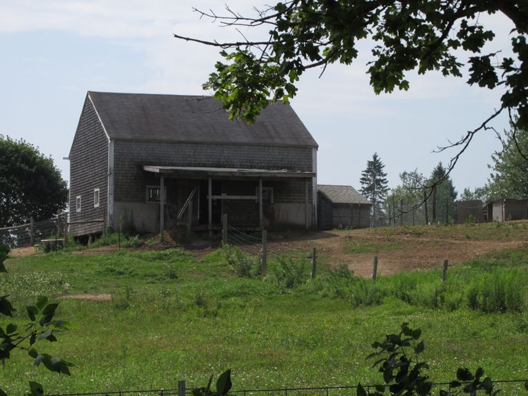          Zenas Wilder's Barn, Cemetery Road, Dennysville, Maine
   